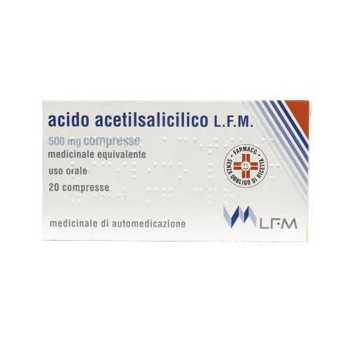ACIDO ACETILSALIC LFM*20CPR500 - Farmaunclick.it