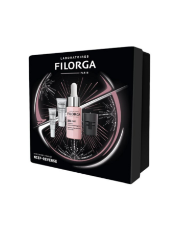 FILORGA BOX NCEF  1 NCEF SHOT 15 ML + 1 NCEF NIGHT MASK 15 ML + 1 NCEF REVERSE EYES 4 ML + 1 MINI CANDLE - Farmaunclick.it