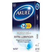 PROFILATTICO AKUEL NATURAL+ EXTRALUBRIFICATO 14 PEZZI - Farmaunclick.it
