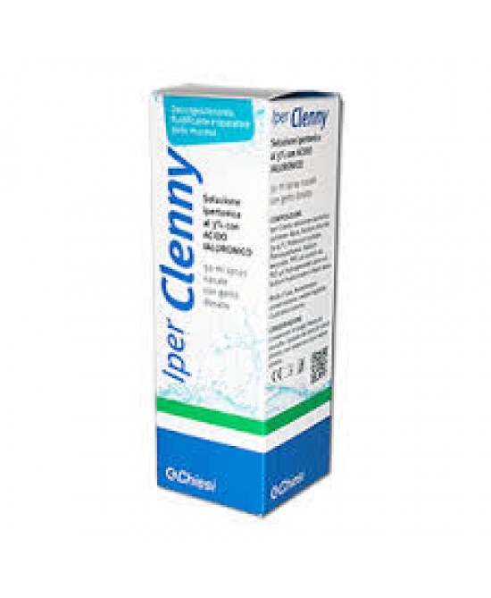 IPER CLENNY SPRAY NASALE EROGAZIONE CONTINUA SOLUZIONE IPERTONICA CON ACIDO IALURONICO 100 ML - Farmaunclick.it