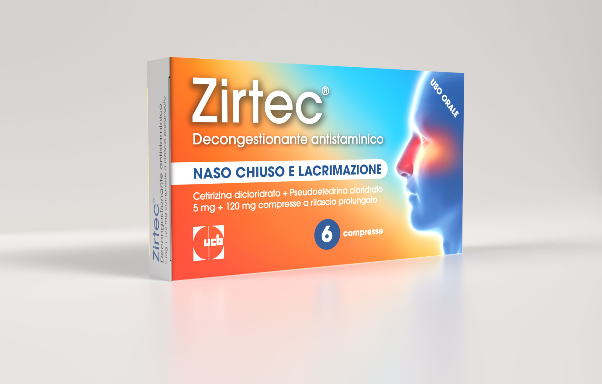 ZIRTEC DECONG ANT*6CPR 5+120MG - Farmaunclick.it