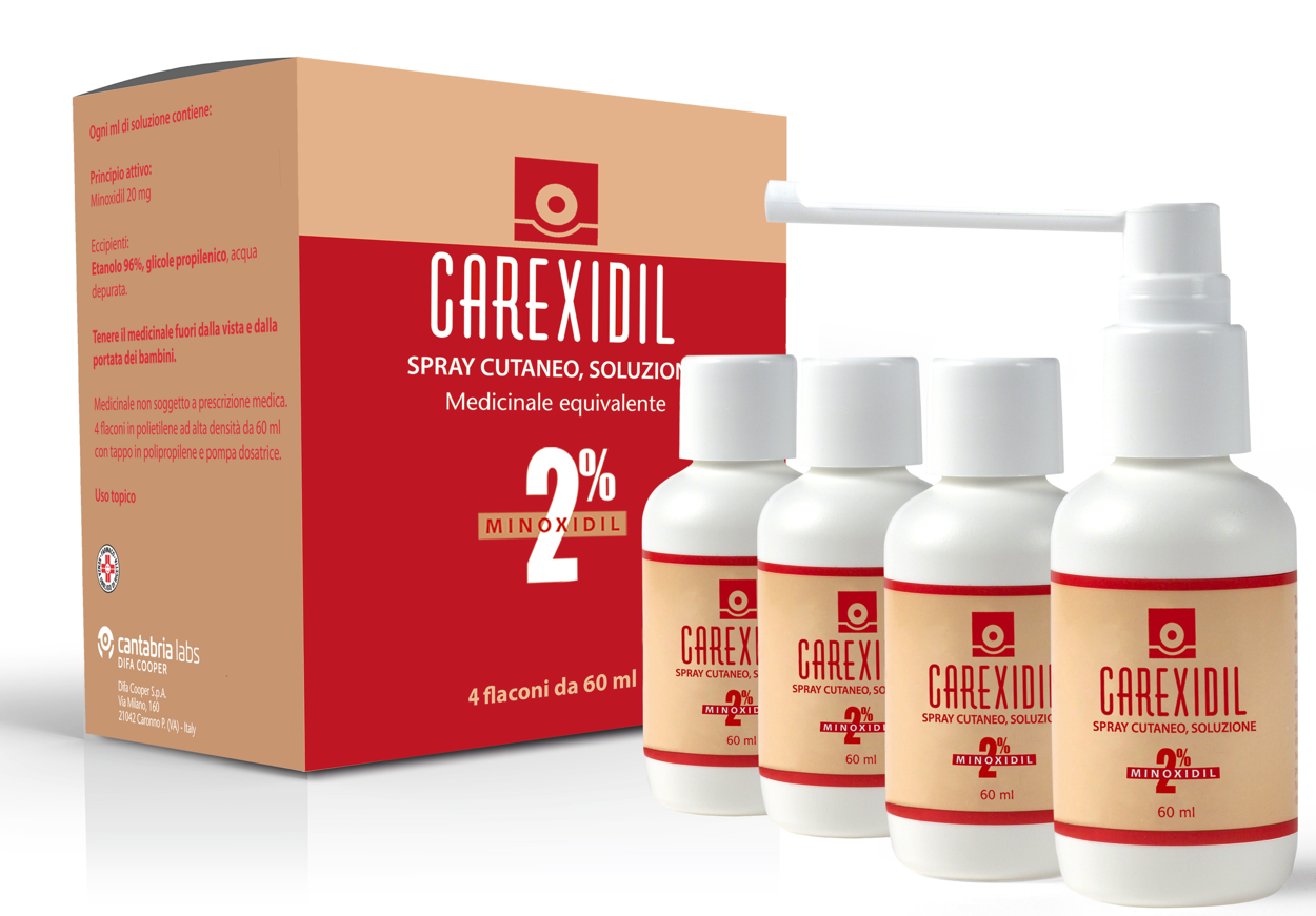 CAREXIDIL*4FL SOLUZ CUT 60ML2% - Farmaunclick.it