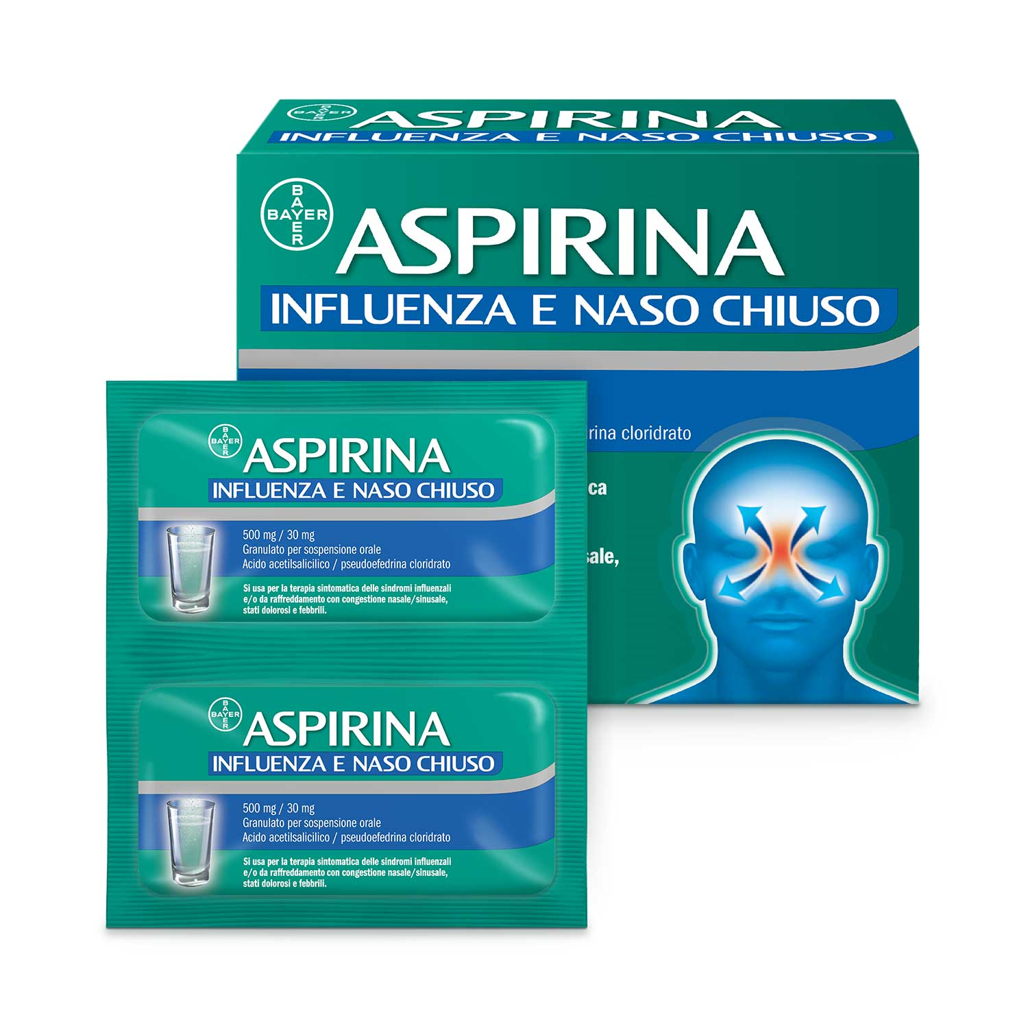 ASPIRINA INFLUENZA E NASO C*20 - Farmaunclick.it