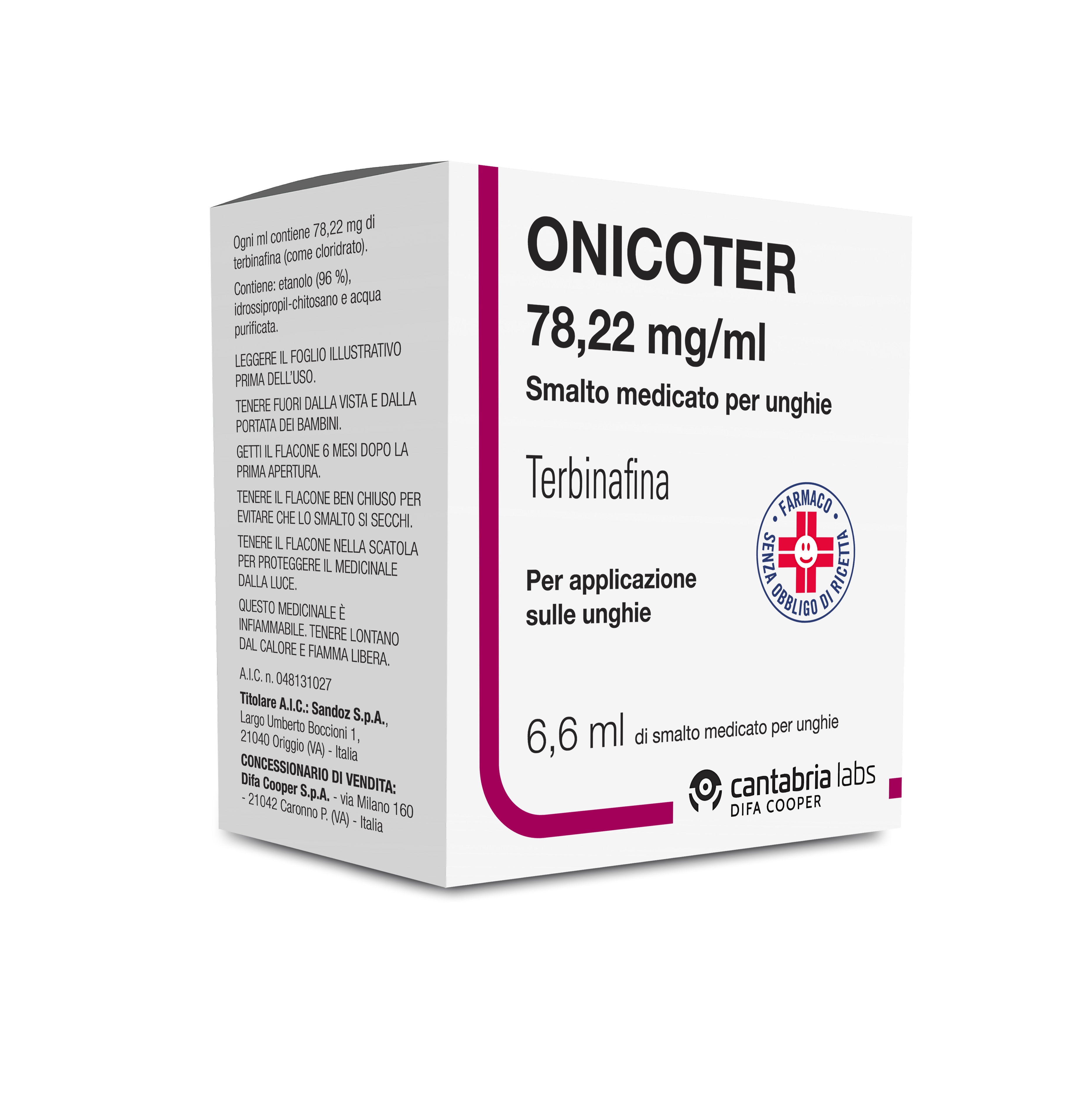 ONICOTER*SMALTO MED 1FL 6,6ML - Farmaunclick.it