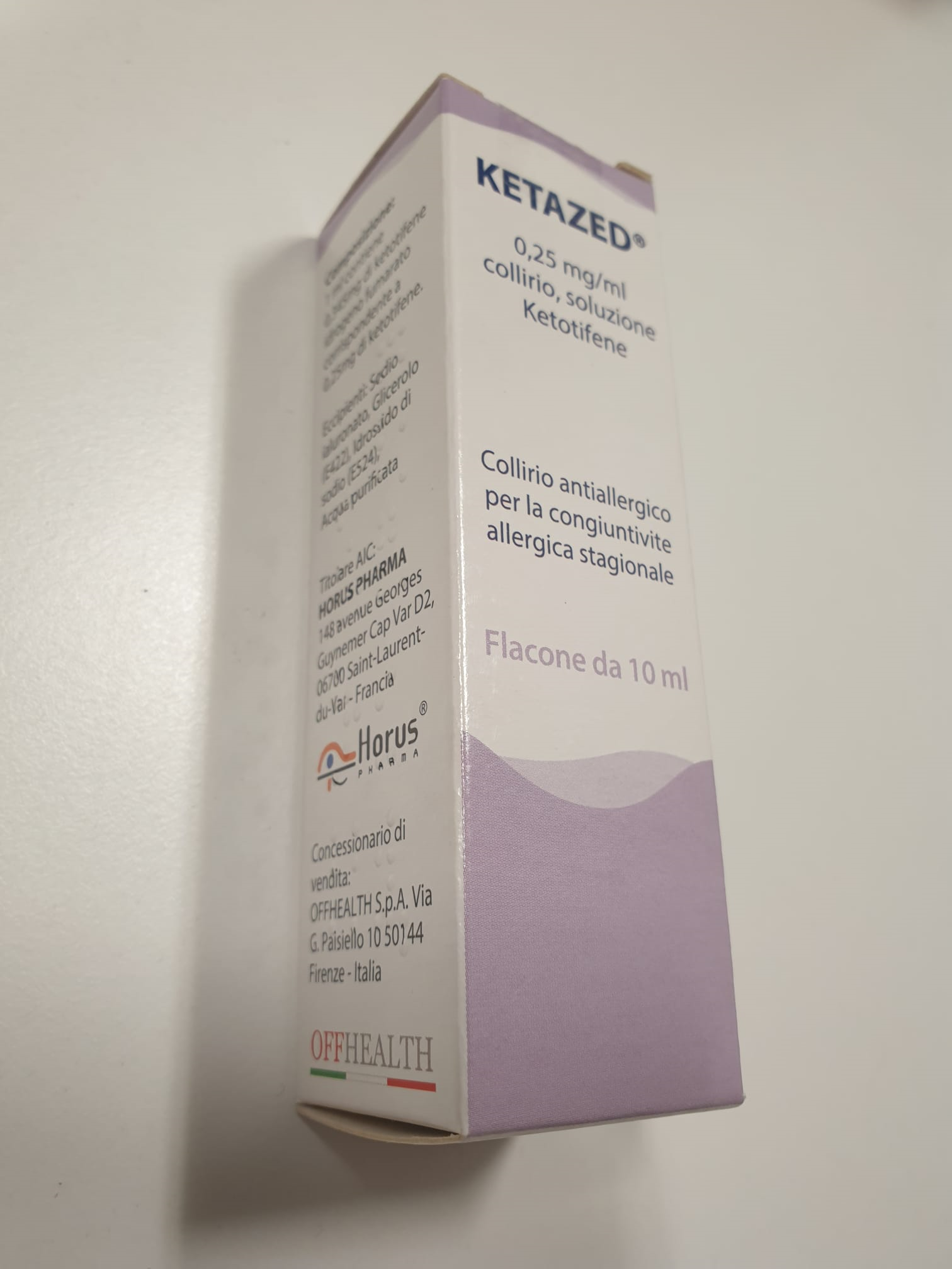 KETAZED*COLL FL 10ML 0,25MG/ML - Farmaunclick.it