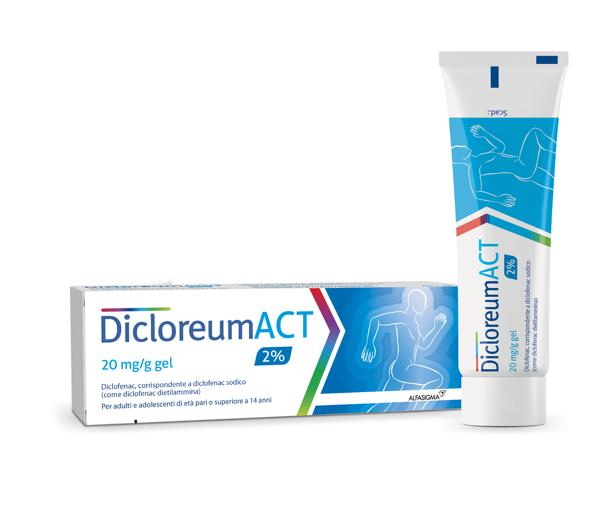 DICLOREUMACT*GEL 60G 20MG/G - Farmaunclick.it