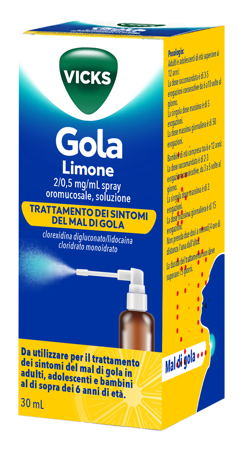 VICKS GOLA*SPR 30ML 2MG+0,5MG - Farmaunclick.it