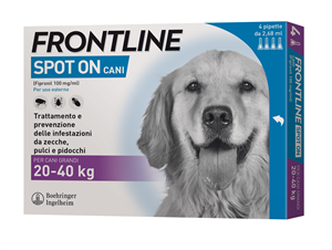 FRONTLINE*4PIP 20-40KG CANI - Farmaunclick.it