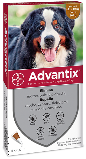 ADVANTIX SPOT ON*4PIP 40-60KG - Farmaunclick.it