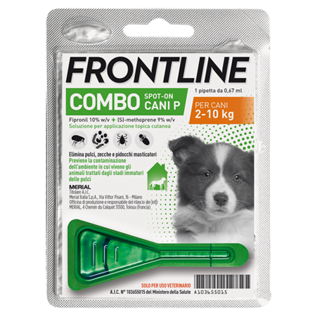 FRONTLINE COMBO*1PIP 2-10KG CA - Farmaunclick.it