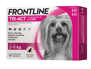 FRONTLINE TRI-ACT*6PIP 2-5KG - Farmaunclick.it