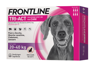 FRONTLINE TRI-ACT*6PIP 20-40KG - Farmaunclick.it