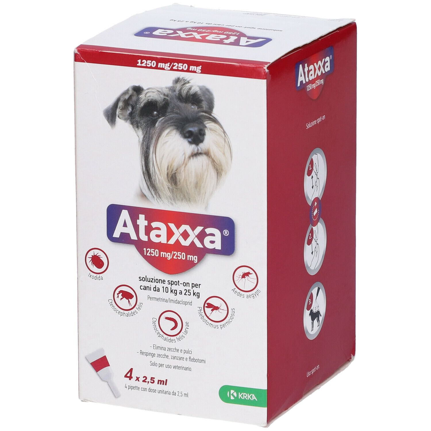 ATAXXA SPOTON*4PIP 10-25KG - Farmaunclick.it