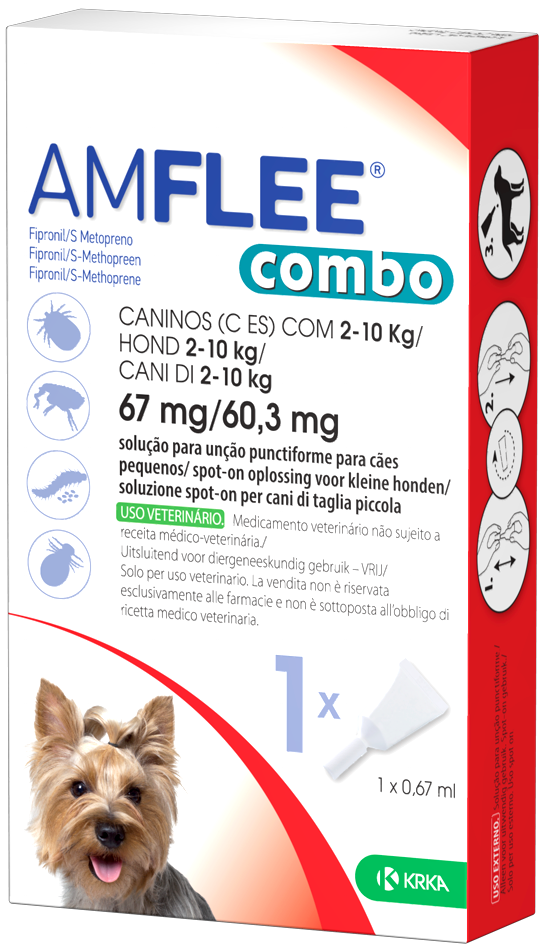 AMFLEE COMBO*1PIP 2-10KG CANI - Farmaunclick.it