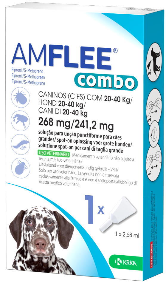 AMFLEE COMBO*3PIP 20-40KG CANI - Farmaunclick.it