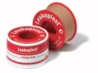 CEROTTO CHIRURGICO PER FISSAGGIO MEDICAZIONI IN ROCCHETTO LEUKOPLAST SUPPORTO VISCOSA COLOR PELLE MASSA ADESIVA CAUCCIU' OSSIDO DI ZINCO 2,5X500CM - Farmaunclick.it