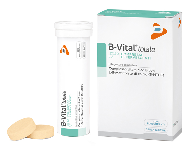 B-VITAL TOTALE ARANCIA 2 TUBI 10 COMPRESSE EFFERVESCENTI - Farmaunclick.it