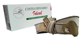 CINTO ERNIARIO IDEAL IN TESSUTO ELASTICO FORTE DESTRO GRIGIO FRANGIATO 105CM - Farmaunclick.it