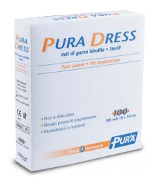 GARZA IDROFILA PURA DRESS 10X10CM 100 PEZZI - Farmaunclick.it