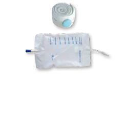SACCA RACCOGLI URINA DA GAMBA PER INCONTINENZA IN PVC 750 ML TUBO RACCORDO DIRITTO 30 CM+RUBINETTO SCARICO+VALVOLA ANTIREFLUSSO+2 FASCE A BOTTONI 10 PEZZI - Farmaunclick.it