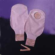 SACCA A FONDO APERTO TRASPARENTE CON PELLICOLA DI RIVESTIMENTO DISPOSITIVO DUE PEZZI CON SISTEMA DI AGGANCIO ATRAUMATICO CONSECURA 45MM 10 PEZZI - Farmaunclick.it