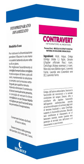 CONTRAVERT 50 ML SOLUZIONE IDROALCOLICA - Farmaunclick.it