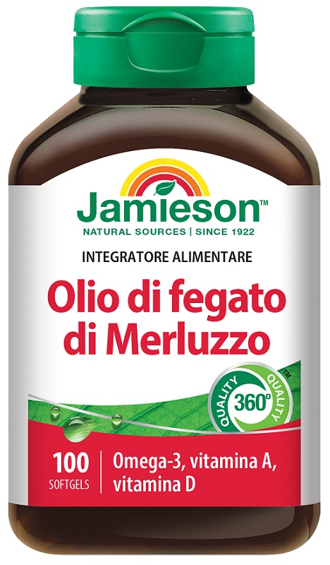OLIO DI FEGATO DI MERLUZZO 100 PERLE - Farmaunclick.it
