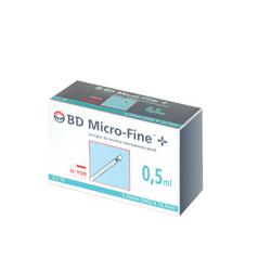 SIRINGA INSULINA BECTON DICKINSON 0,5 ML 100 UI AGO GAUGE 29 30 PEZZI - Farmaunclick.it