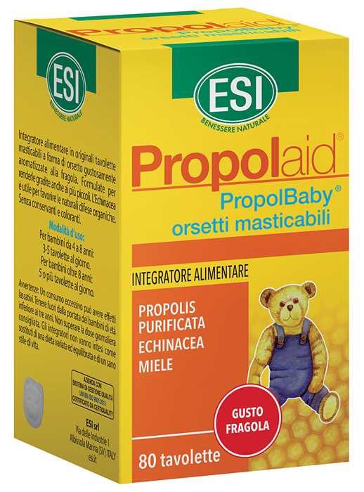 ESI PROPOLAID ORSETTI JUNIOR 80 TAVOLETTE - Farmaunclick.it