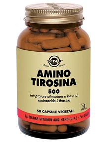 AMINO TIROSINA 500 50 CAPSULE VEGETALI - Farmaunclick.it