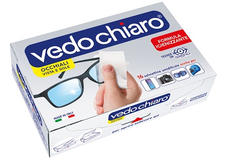 VEDOCHIARO OCCHIALI 16 SALVIETTE UMIDIFICATE - Farmaunclick.it
