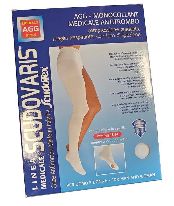 SCUDOVARIS MONOCOLLANT ANTITROMBO SINISTRO MEDIO 4 - Farmaunclick.it