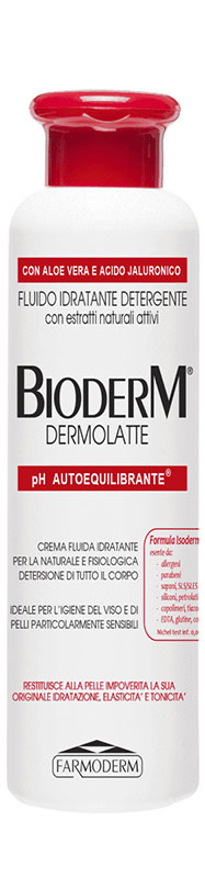 BIODERM DERMOLATTE CREMA FLUIDA 250 ML - Farmaunclick.it