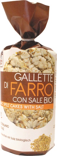GALLETTE DI FARRO CON SALE BIO 100 G - Farmaunclick.it