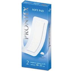 GARZA COMPRESSA PRONTEX SOFT PAD 10X25 CM 2 PEZZI - Farmaunclick.it