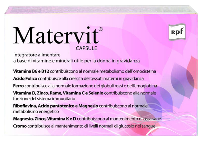 MATERVIT 30 CAPSULE - Farmaunclick.it