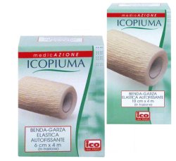 ICOPIUMA BENDA GARZA ELASTICA AUTOFISSANTE CM10X4MT 1 PEZZO - Farmaunclick.it