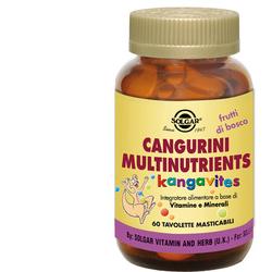CANGURINI MULTINUTRIENTS FRUTTI BOSCO 60 COMPRESSE - Farmaunclick.it