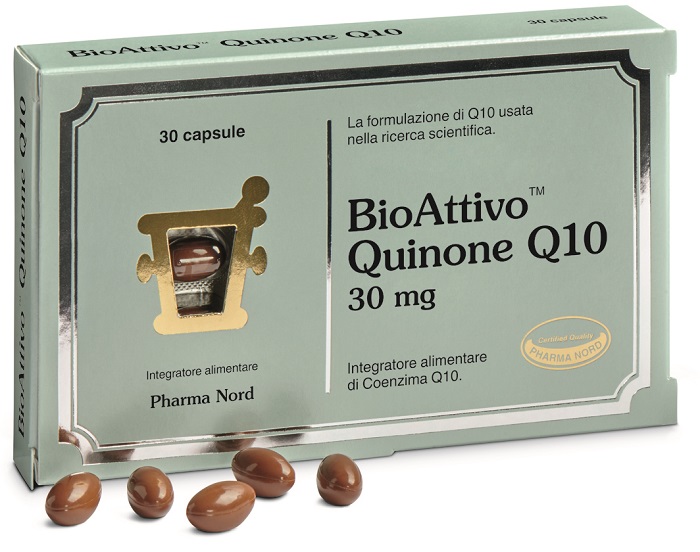 BIOATTIVO QUINONE Q10 30 CAPSULE - Farmaunclick.it