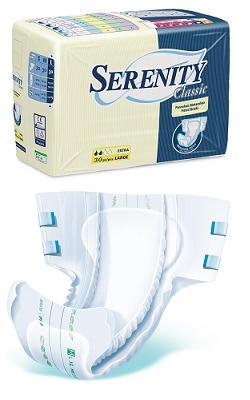 PANNOLONE PER INCONTINENZA SERENITY CLASSIC SUPERDRY FORMATO EXTRA LARGE 30 PEZZI - Farmaunclick.it