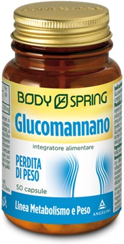 BODY SPRING GLUCOMANNANO 50 CAPSULE - Farmaunclick.it