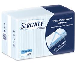 TRAVERSA SALVAMATERASSO PER INCONTINENZA SERENITY CLASSIC MISURA 80X180CM 15 PEZZI - Farmaunclick.it