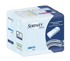 TRAVERSA SALVAMATERASSO PER INCONTINENZA SERENITY CLASSIC MISURA 60X90CM 15 PEZZI - Farmaunclick.it