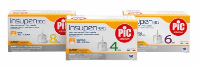 AGO PER PENNA DA INSULINA PIC 32 GAUGE 6 MM 100 PEZZI - Farmaunclick.it
