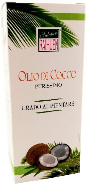 RAIHUEN OLIO COCCO PURO GRADO ALIMENTARE 1 LITRO - Farmaunclick.it