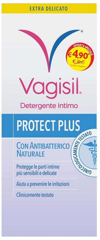 VAGISIL DETERGENTE INTIMO PROTECT PLUS 250 ML - Farmaunclick.it