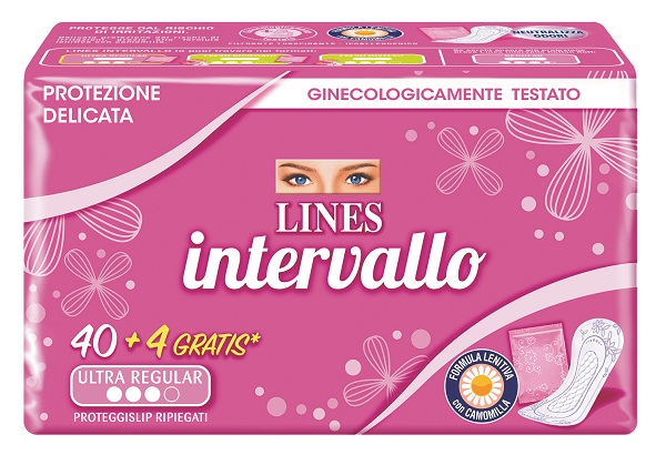 LINES INTERVALLO RIPIEGATO 40+4 PEZZI NUOVO - Farmaunclick.it