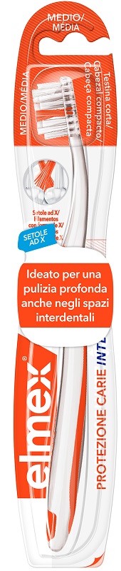 ELMEX INTERX SPAZZOLINO PROTEZIONE CARIE TESTINA CORTA - Farmaunclick.it