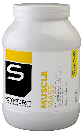 MUSCLE MASS BANANA/VANIGLIA 1200 G - Farmaunclick.it