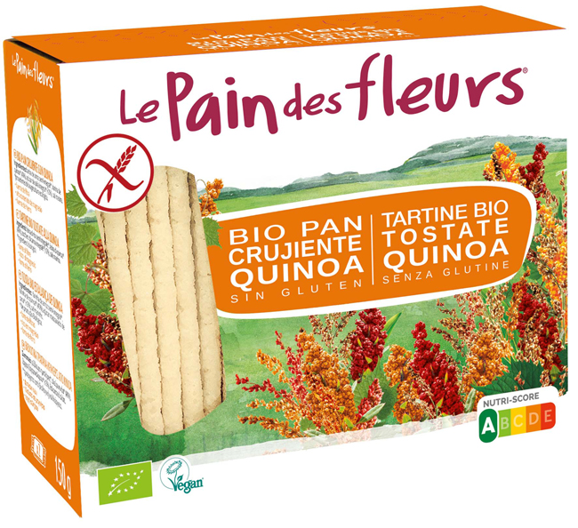 LE PAIN DES FLEURS TARTINE TOSTATE ALLA QUINOA BIOLOGICHE 150 G - Farmaunclick.it
